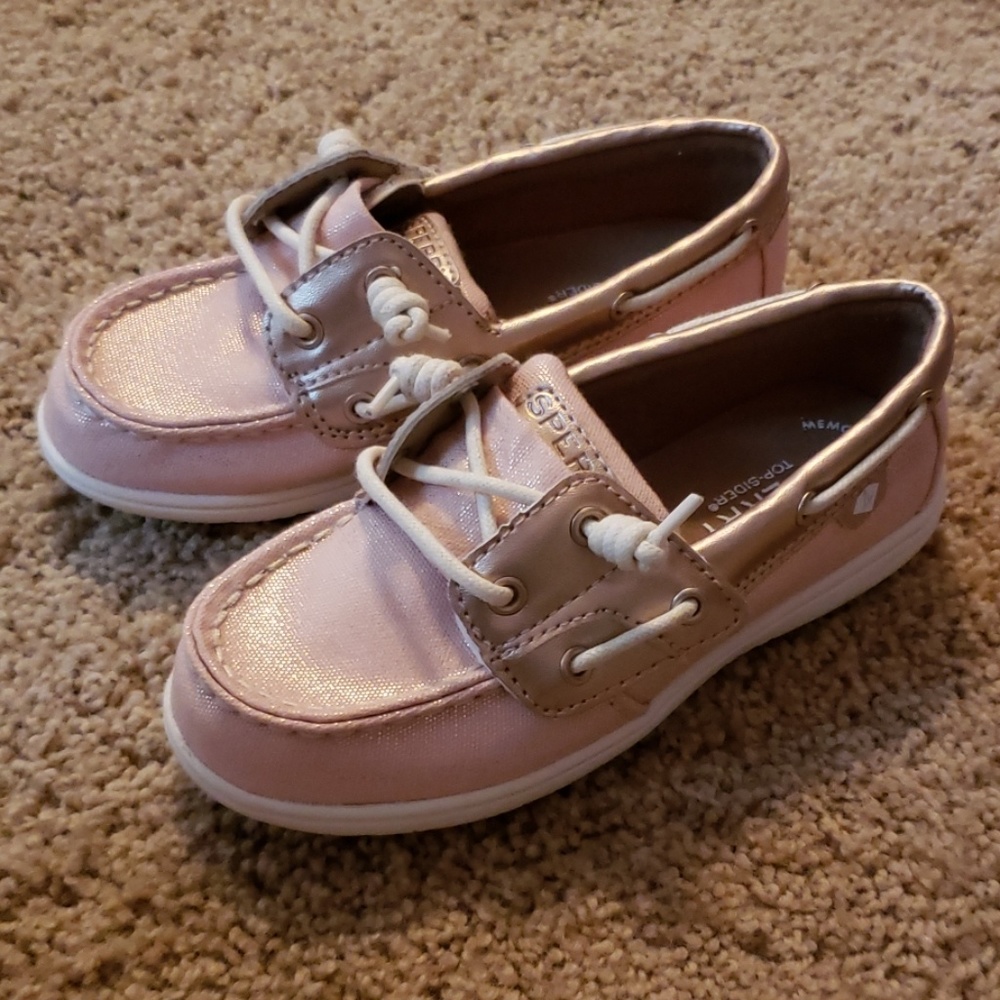 Toddler Pink Sperry Top Sliders - Picture 1 of 1